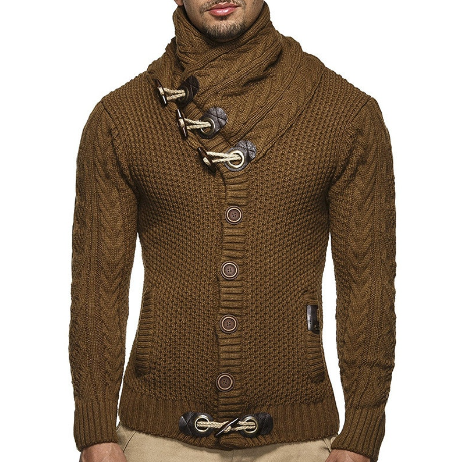 Chaleco con cuello alto para hombre | Un chaleco elegante y casual para hombre