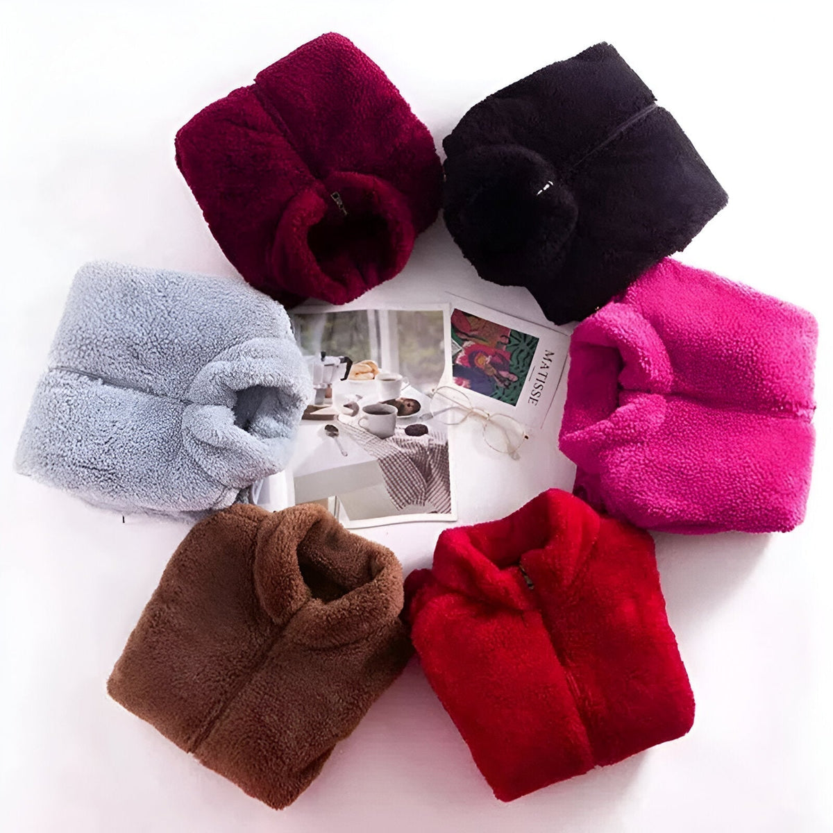 Chaleco de forro polar para mujer – Chaleco sin mangas de invierno de forro polar para días fríos