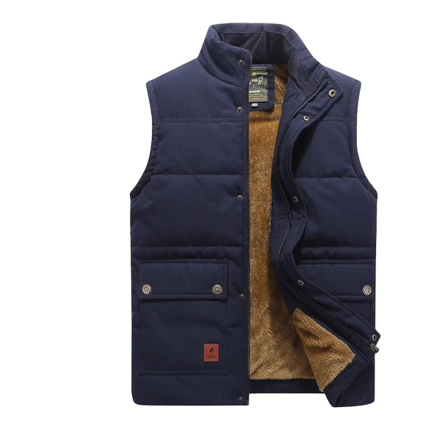 Chaleco para hombre sin mangas de estilo moderno
