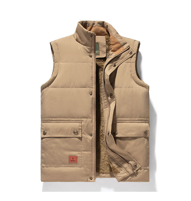 Chaleco para hombre sin mangas de estilo moderno