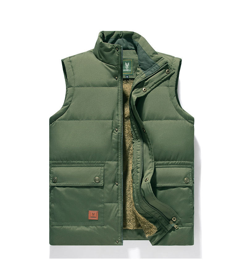 Chaleco para hombre sin mangas de estilo moderno