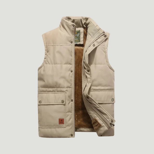 Chaleco para hombre sin mangas de estilo moderno