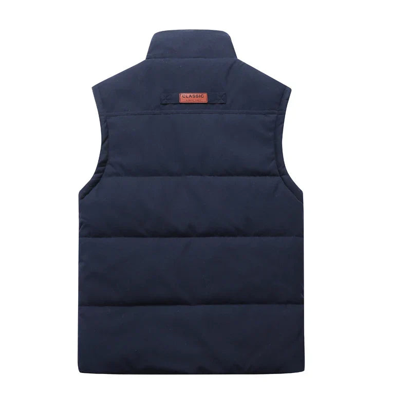 Chaleco para hombre sin mangas de estilo moderno
