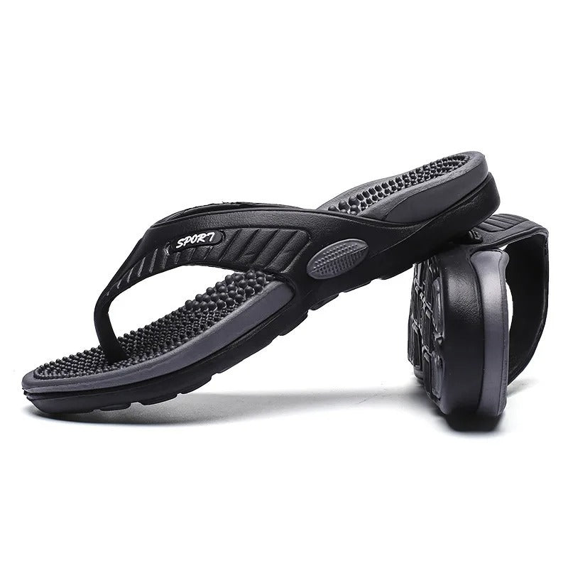 Chancletas de playa masajeadoras y transpirables para hombre