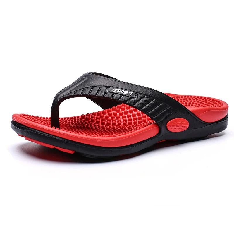 Chancletas de playa masajeadoras y transpirables para hombre