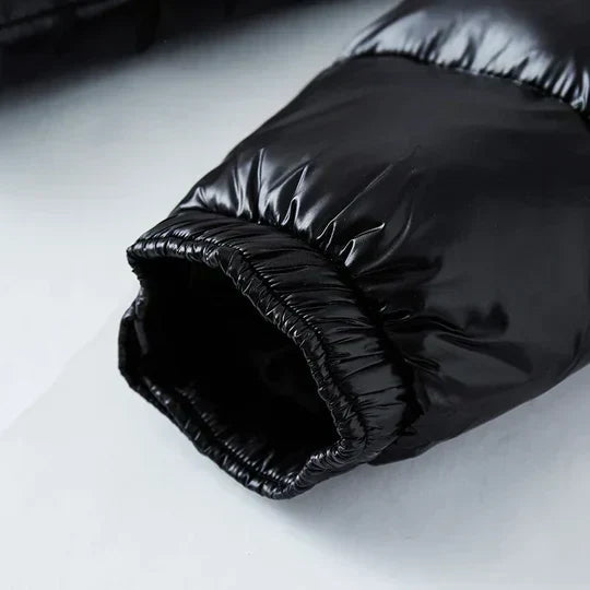 Chaqueta acolchada de plumas de invierno con capucha