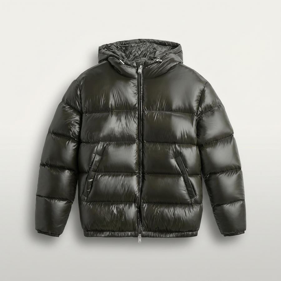 Chaqueta acolchada de poliamida unisex | Capa exterior ligera y clásica de invierno