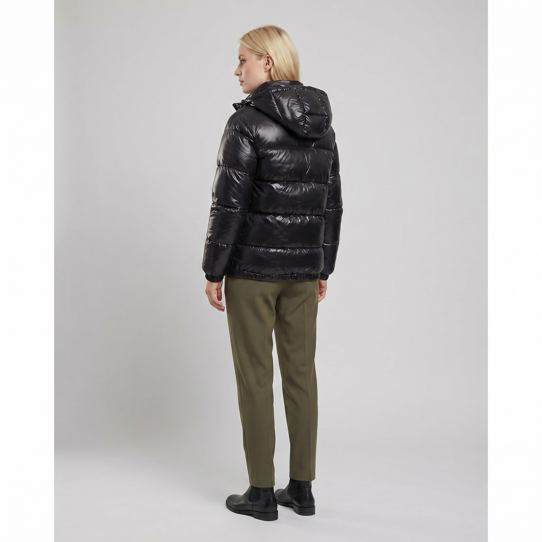 Chaqueta acolchada de poliamida unisex | Capa exterior ligera y clásica de invierno
