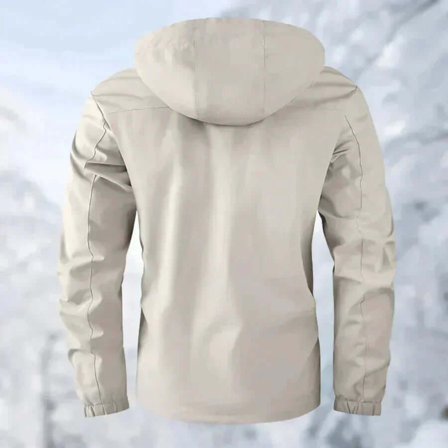 Chaqueta acolchada e impermeable para hombre
