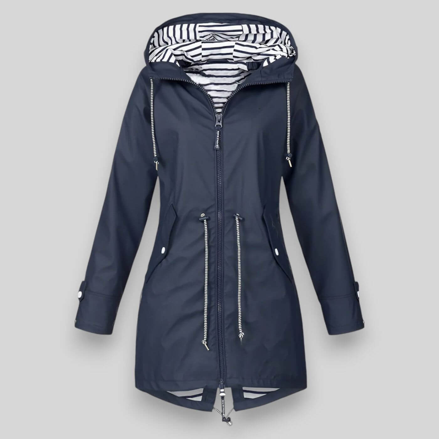 Chaqueta anorak impermeable con capucha para mujer
