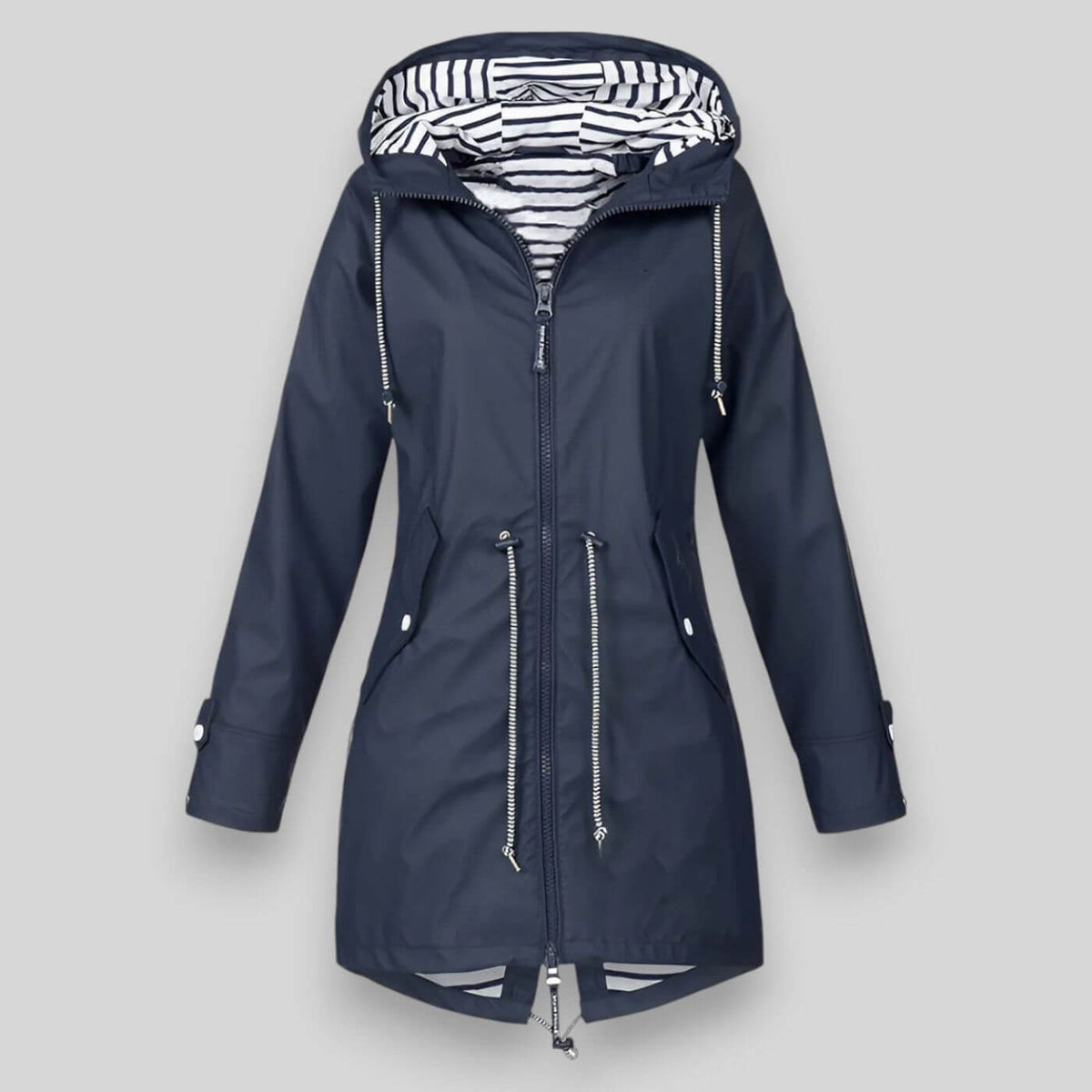 Chaqueta anorak impermeable con capucha para mujer