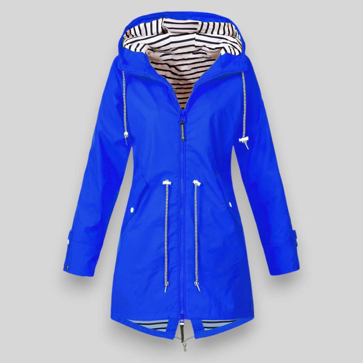 Chaqueta anorak impermeable con capucha para mujer