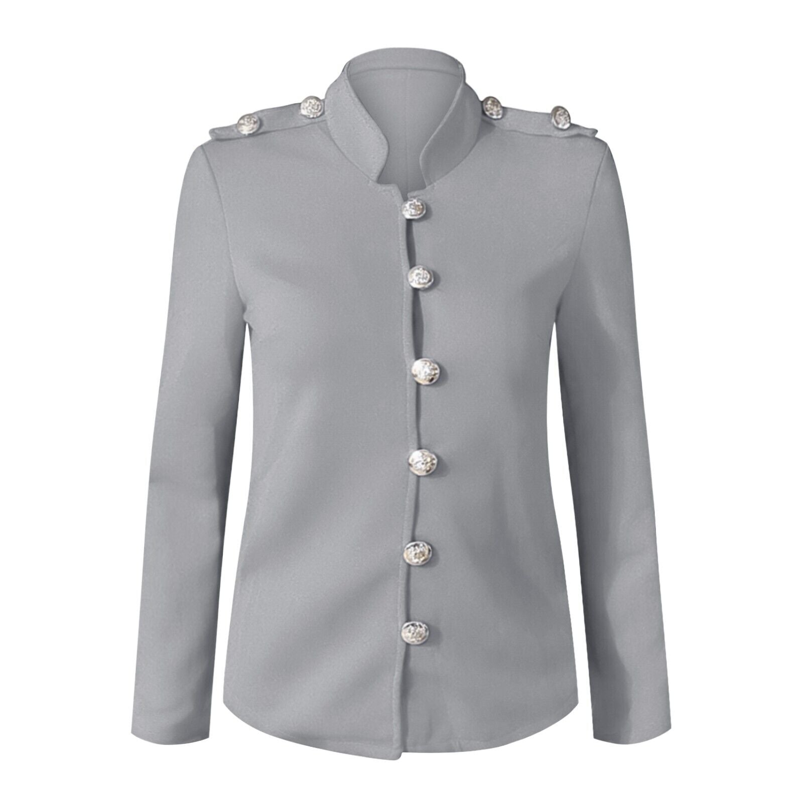 Chaqueta Blazer Entallada para Mujer con Botones Frontales