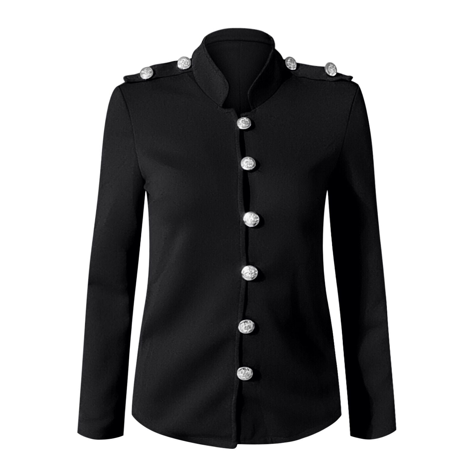 Chaqueta Blazer Entallada para Mujer con Botones Frontales