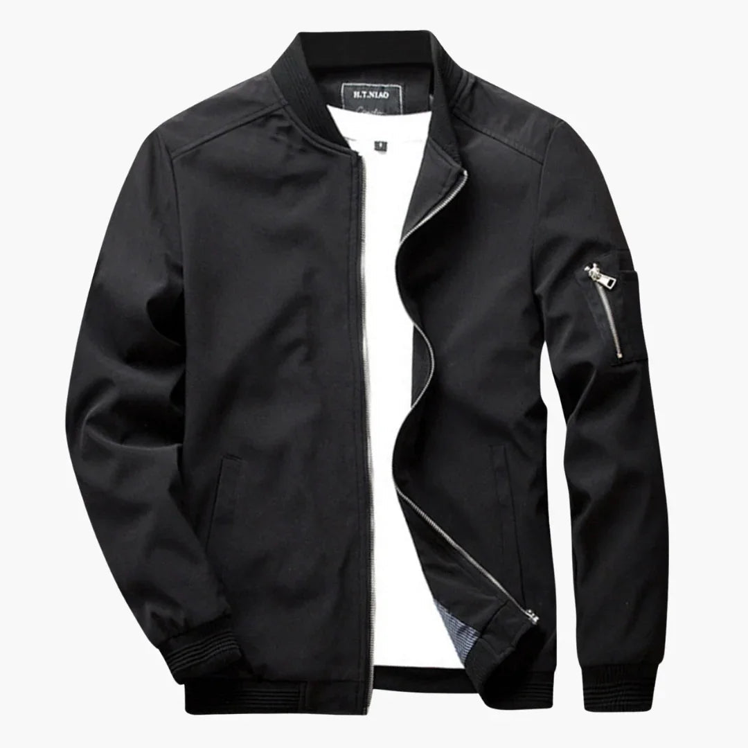 Chaqueta bomber ligera ajustada para hombre para primavera y verano