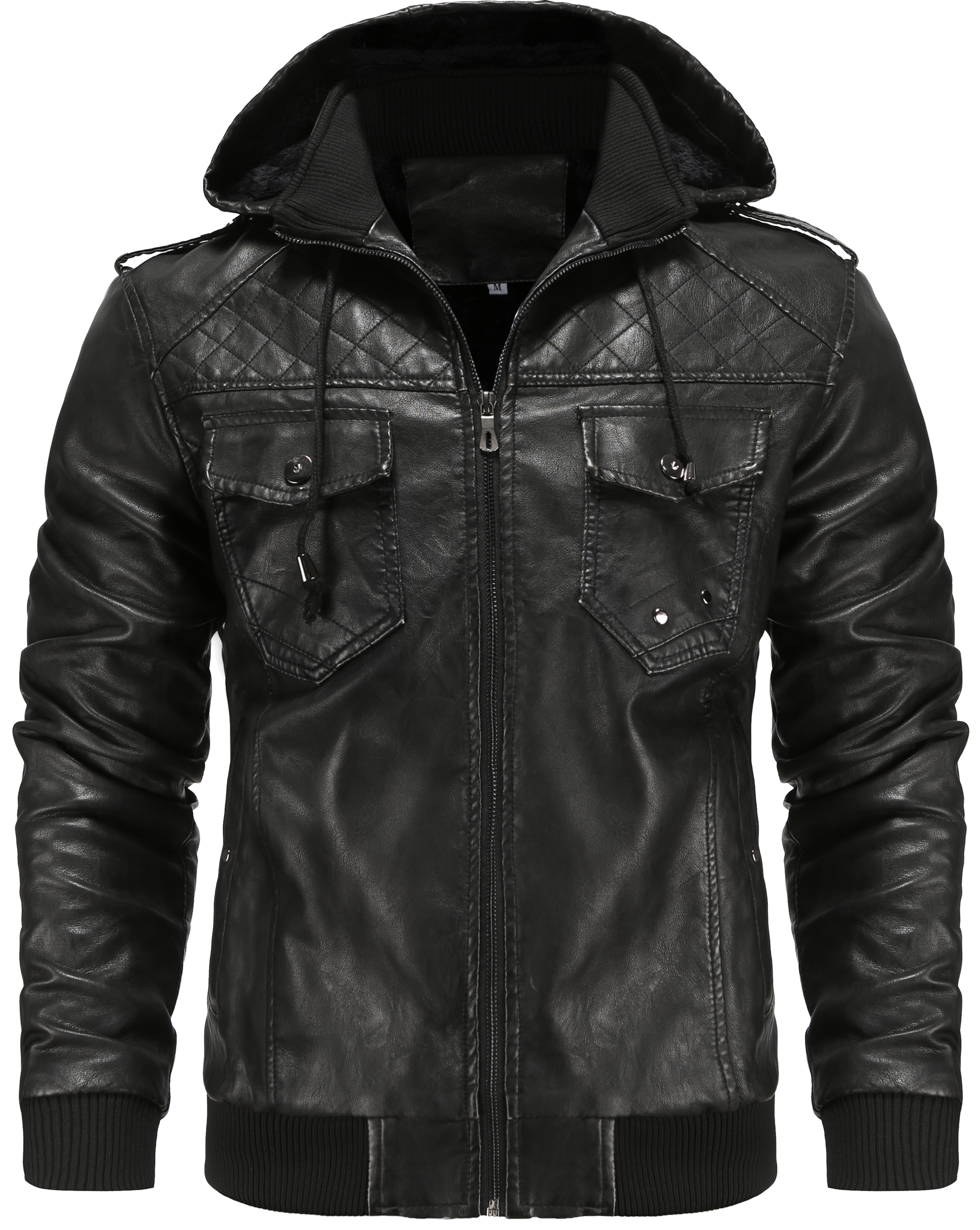 Chaqueta bomber para hombre con capucha