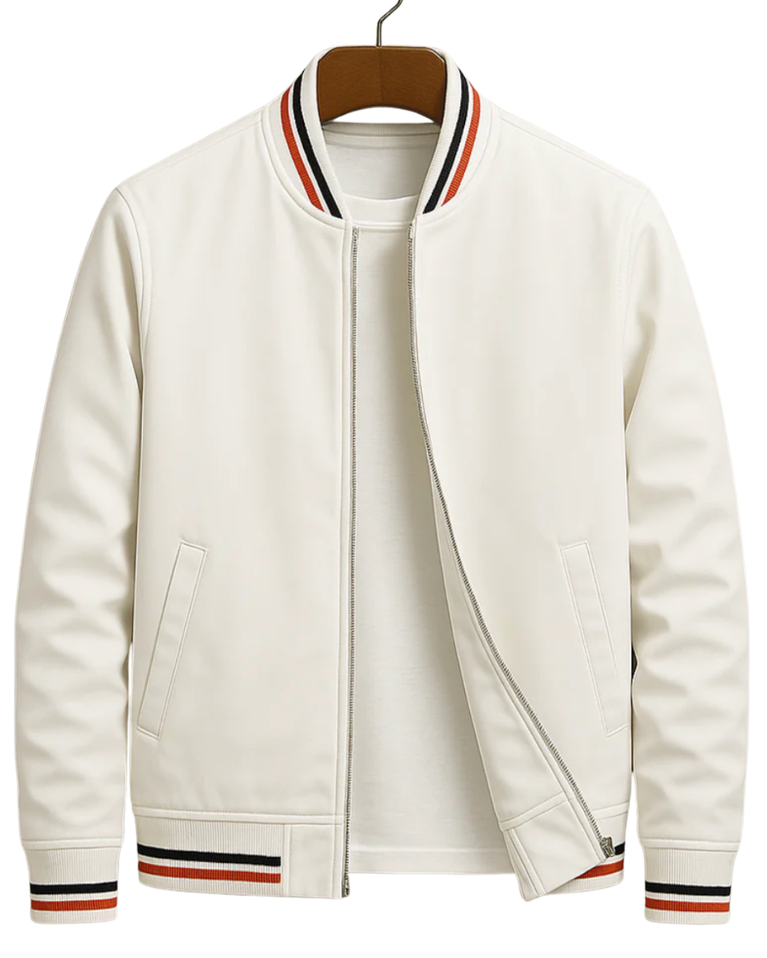 Chaqueta bomber para hombre con cremallera