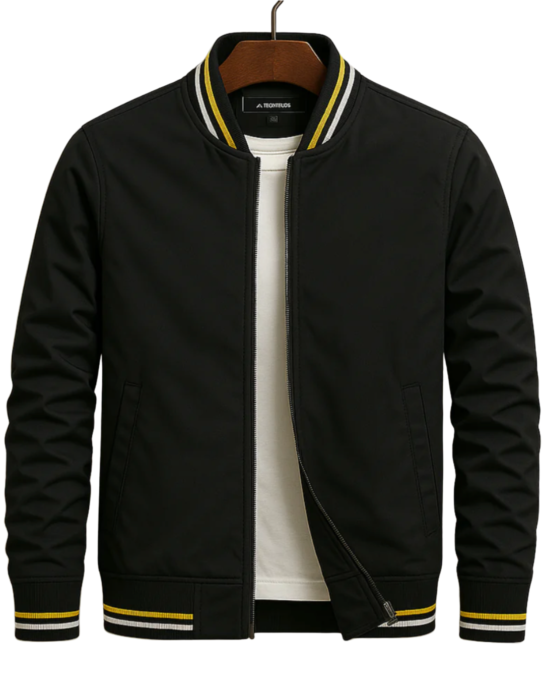Chaqueta bomber para hombre con cremallera