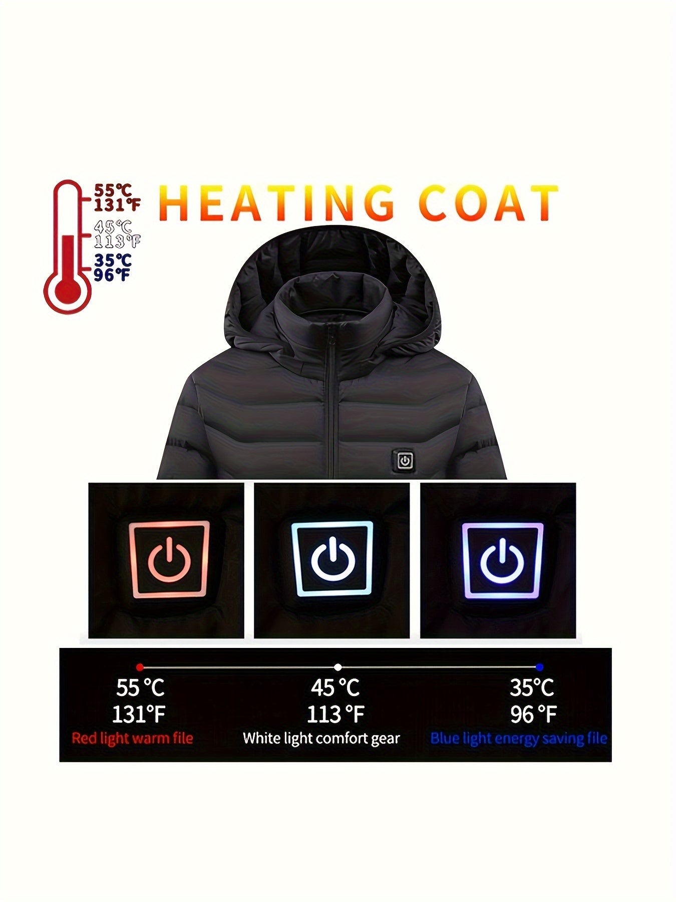 Chaqueta calefactable para mujer: ligera y recargable por USB