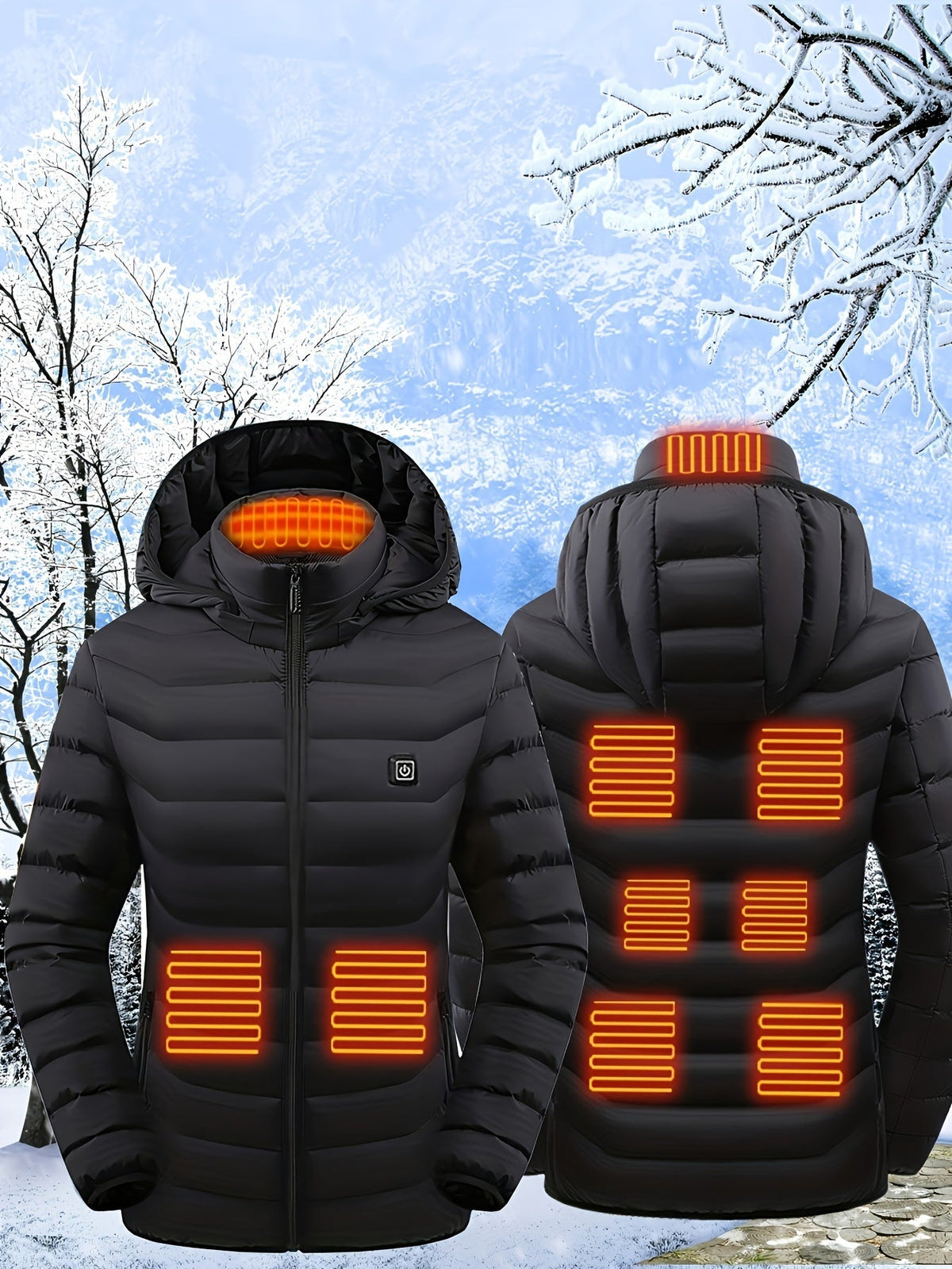 Chaqueta calefactable para mujer: ligera y recargable por USB