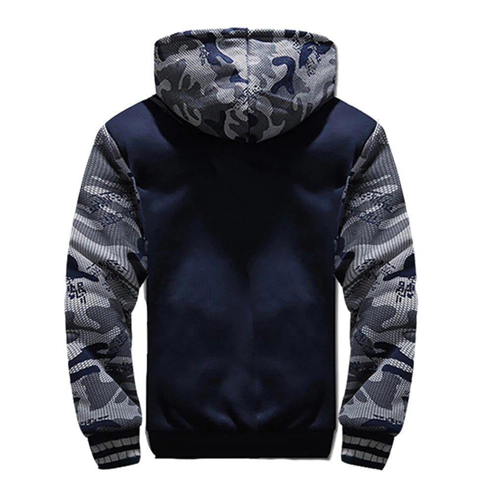 Chaqueta cálida con capucha