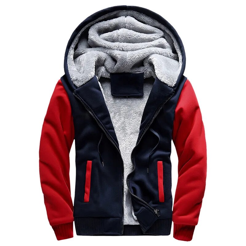 Chaqueta cálida con capucha