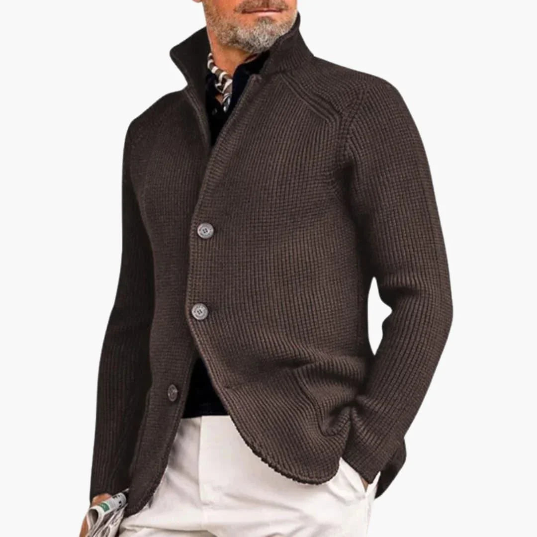 Chaqueta Cárdigan para Hombre, Estilo Elegante y Cómodo