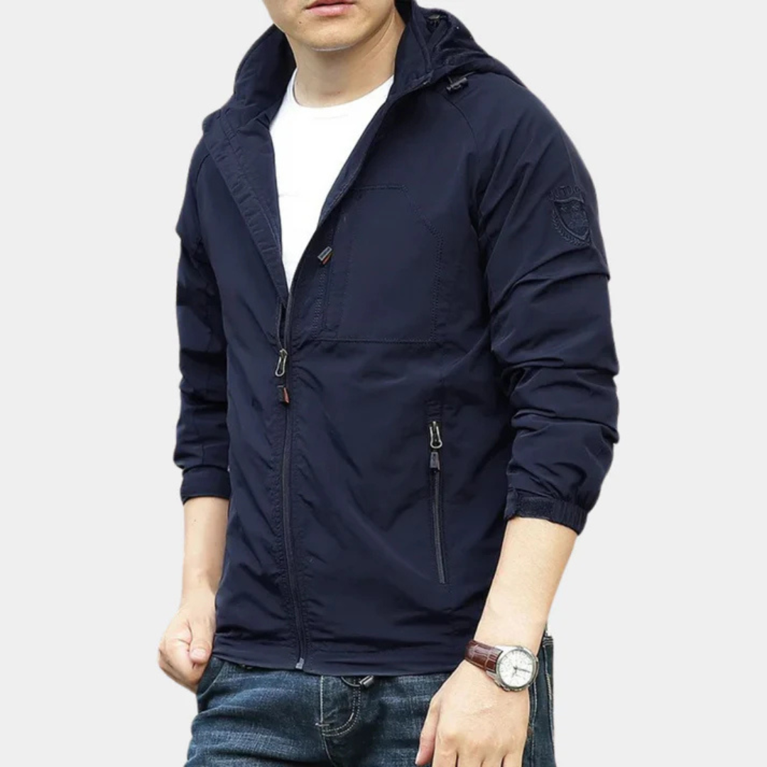 Chaqueta cargo para hombre: repelente al agua y transpirable