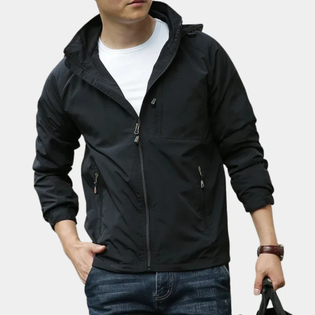 Chaqueta cargo para hombre: repelente al agua y transpirable