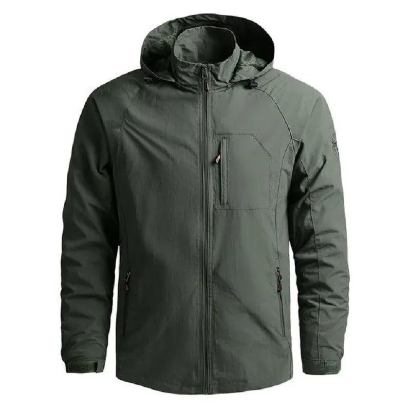 Chaqueta cargo para hombre: repelente al agua y transpirable