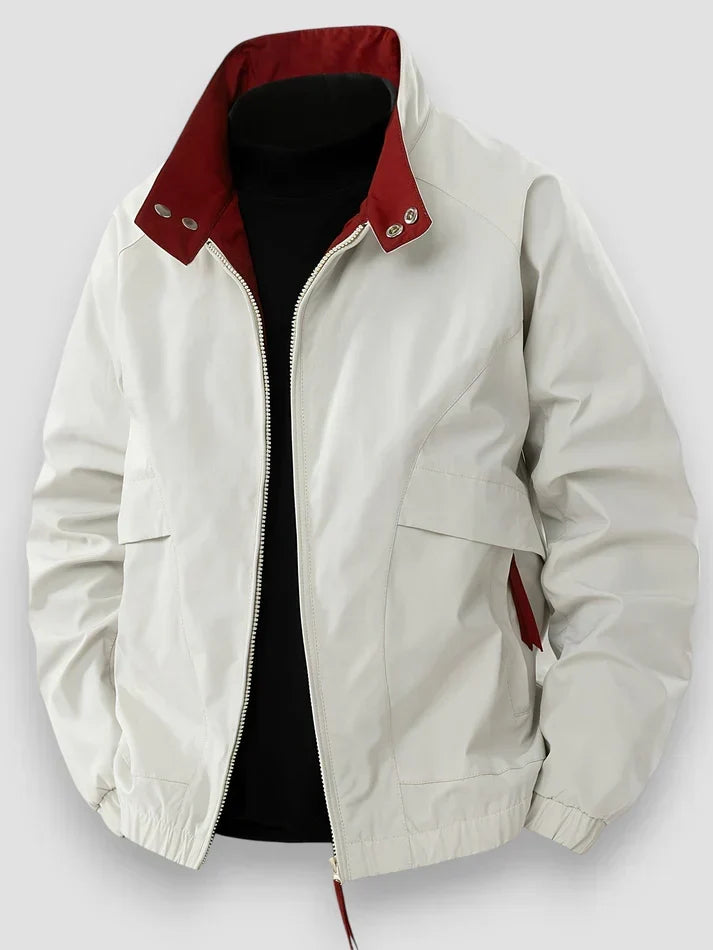 Chaqueta casual con cremallera para hombre