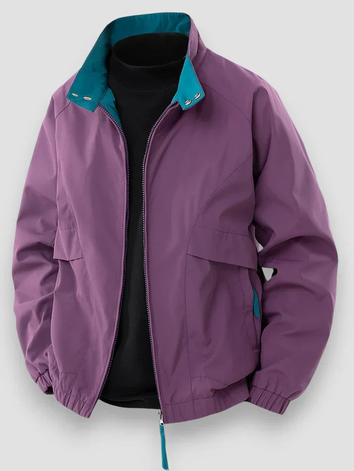 Chaqueta casual con cremallera para hombre