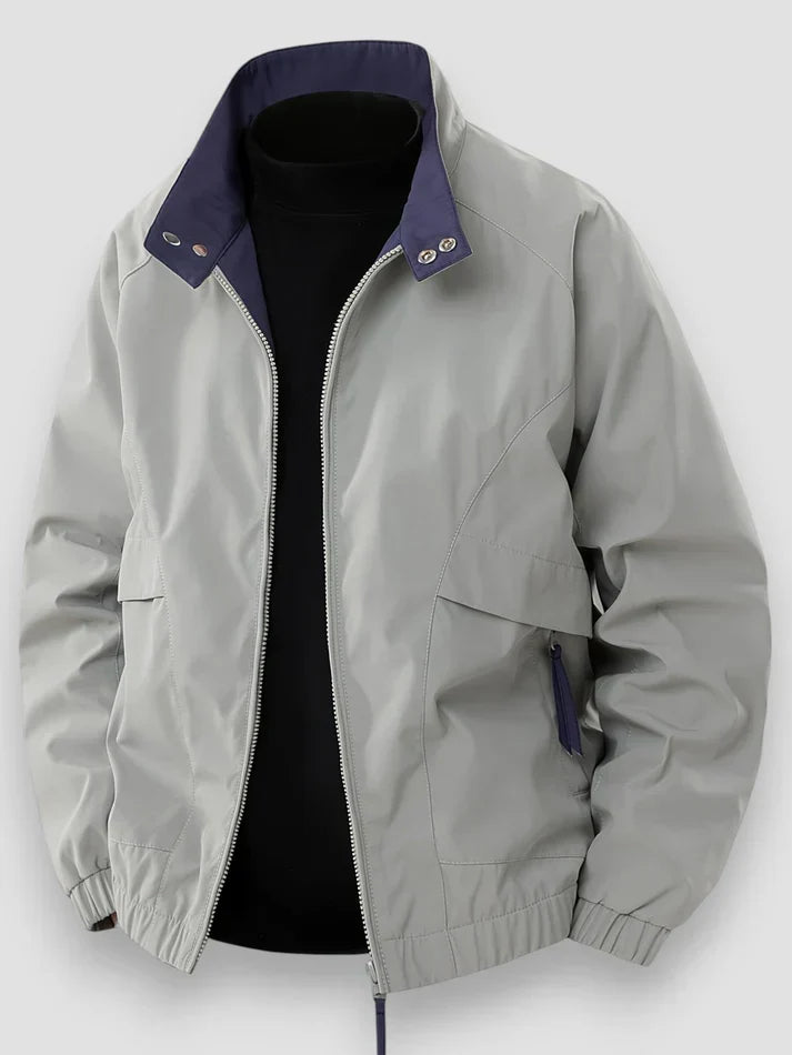 Chaqueta casual con cremallera para hombre