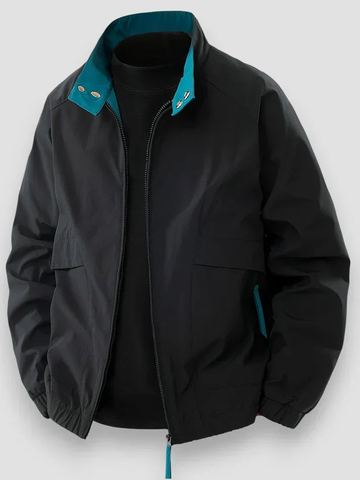 Chaqueta casual con cremallera para hombre