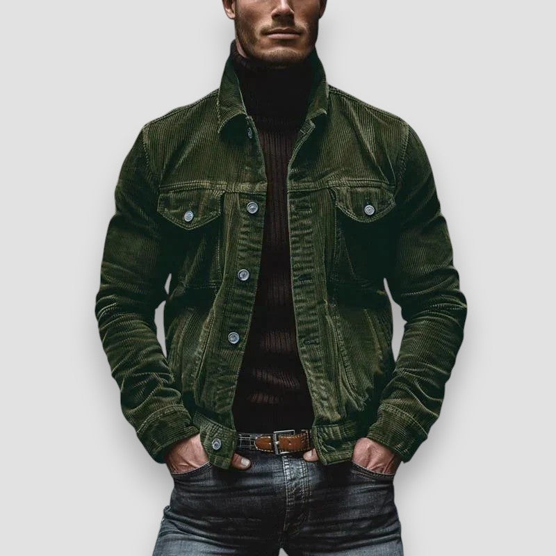 Chaqueta casual para hombre con botones