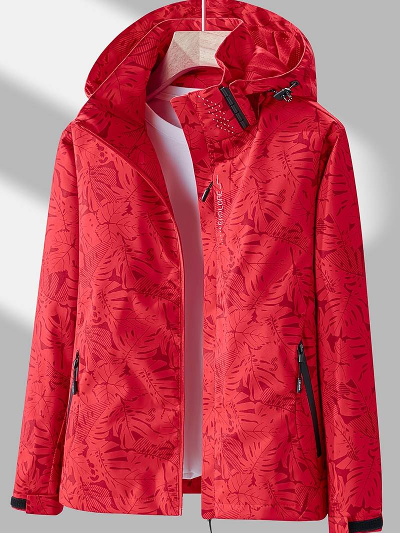 Chaqueta con capucha impermeable y cortavientos para mujer - Elegante y ligera