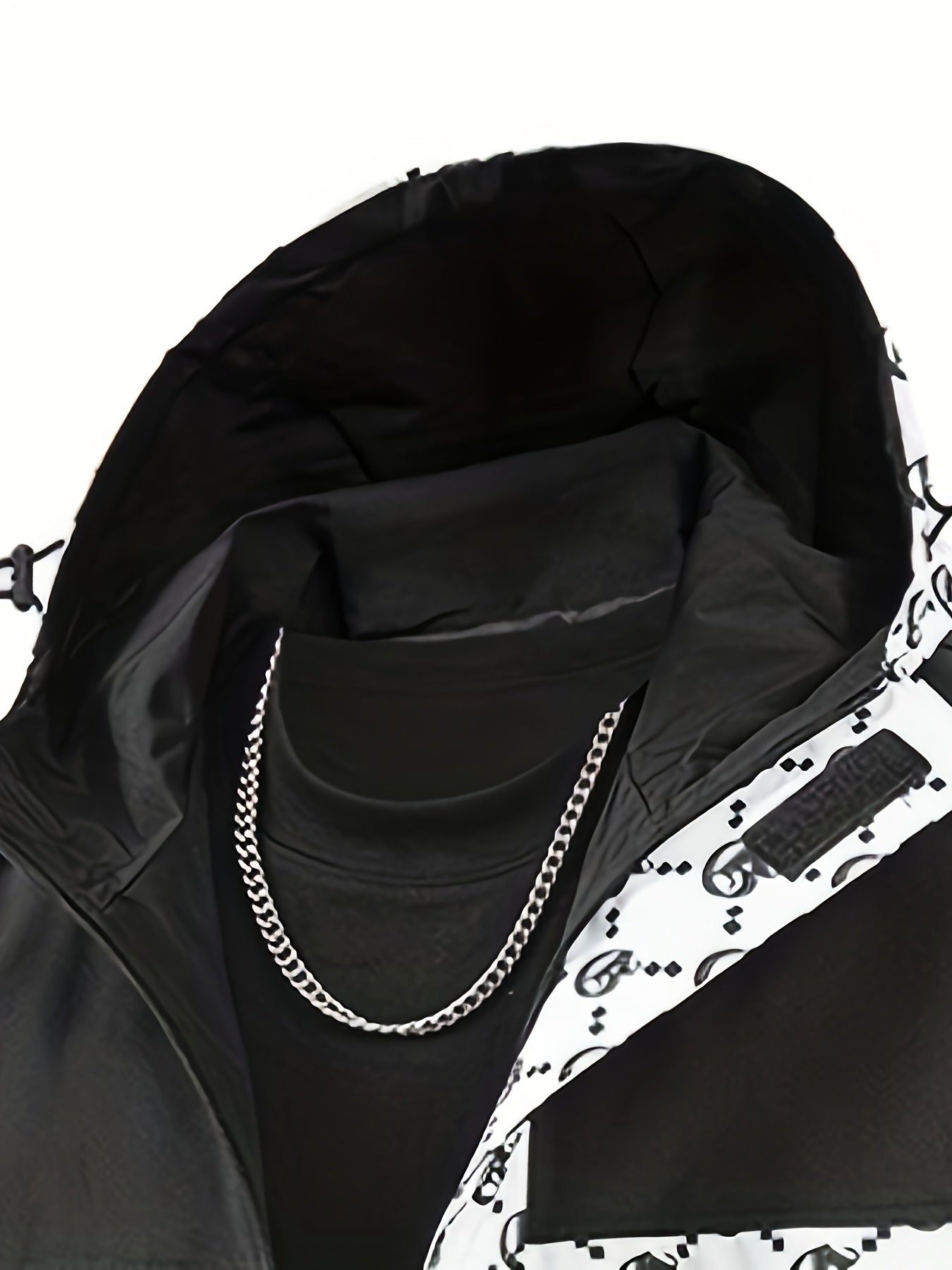 Chaqueta con capucha para hombre | Corte regular | Cortavientos con cremallera | Estilo casual para exterior