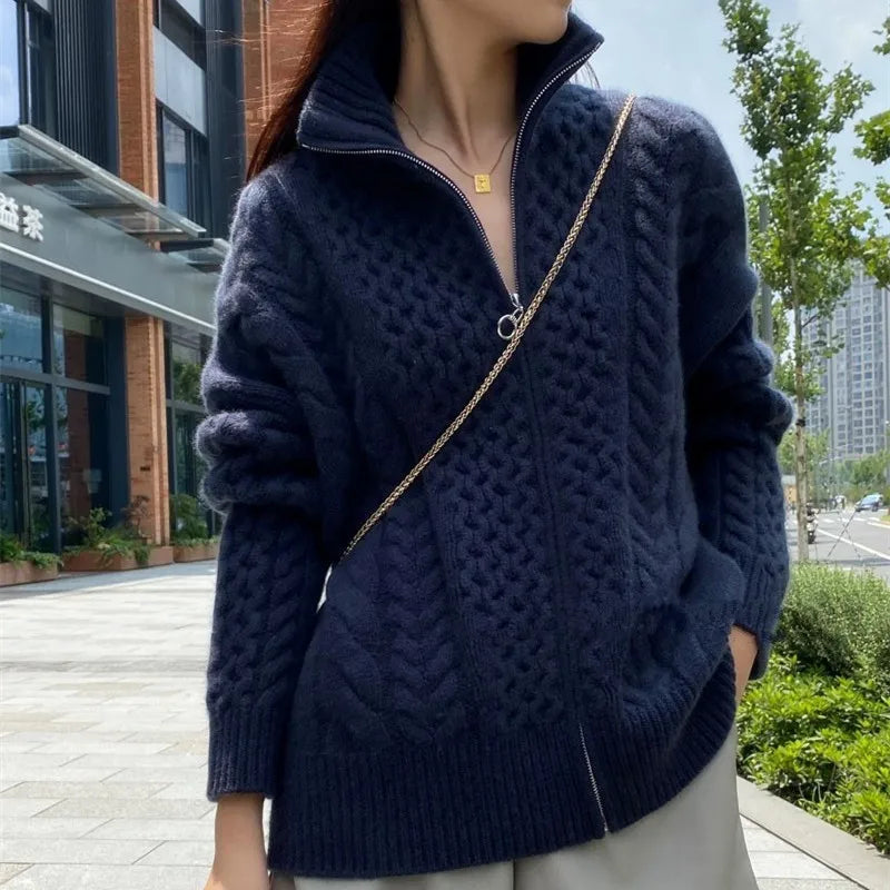 Chaqueta con cremallera