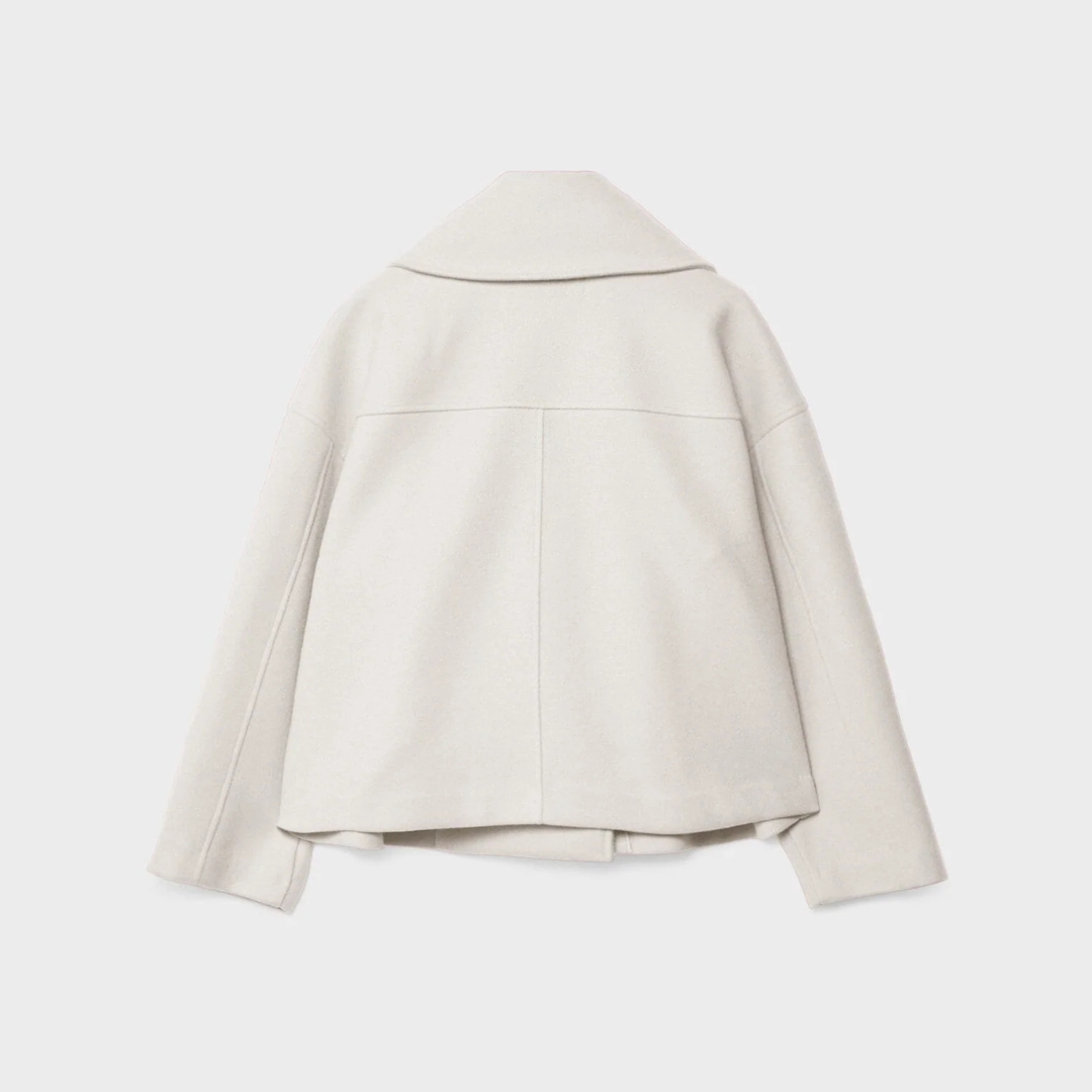 Chaqueta corta cruzada para mujer de otoño e invierno
