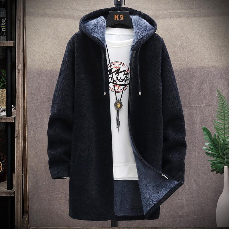 Chaqueta de forro polar cálida para hombre superelástica con hombros estructurados