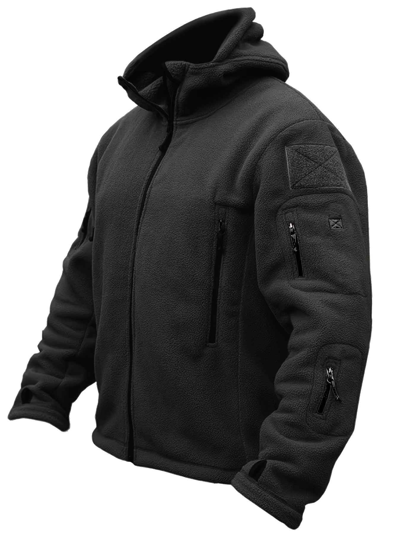 Chaqueta de forro polar cortavientos para hombre