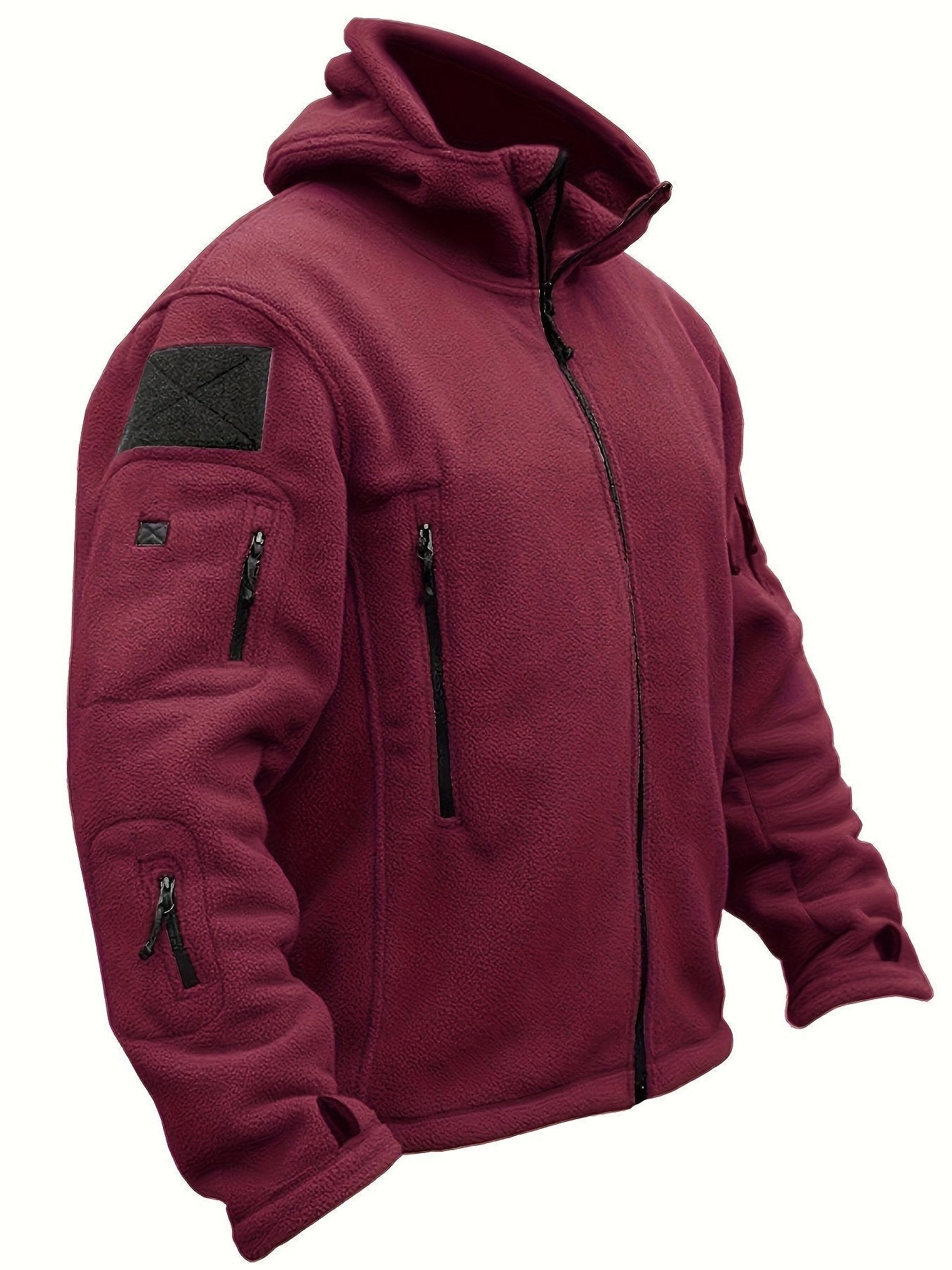 Chaqueta de forro polar cortavientos para hombre