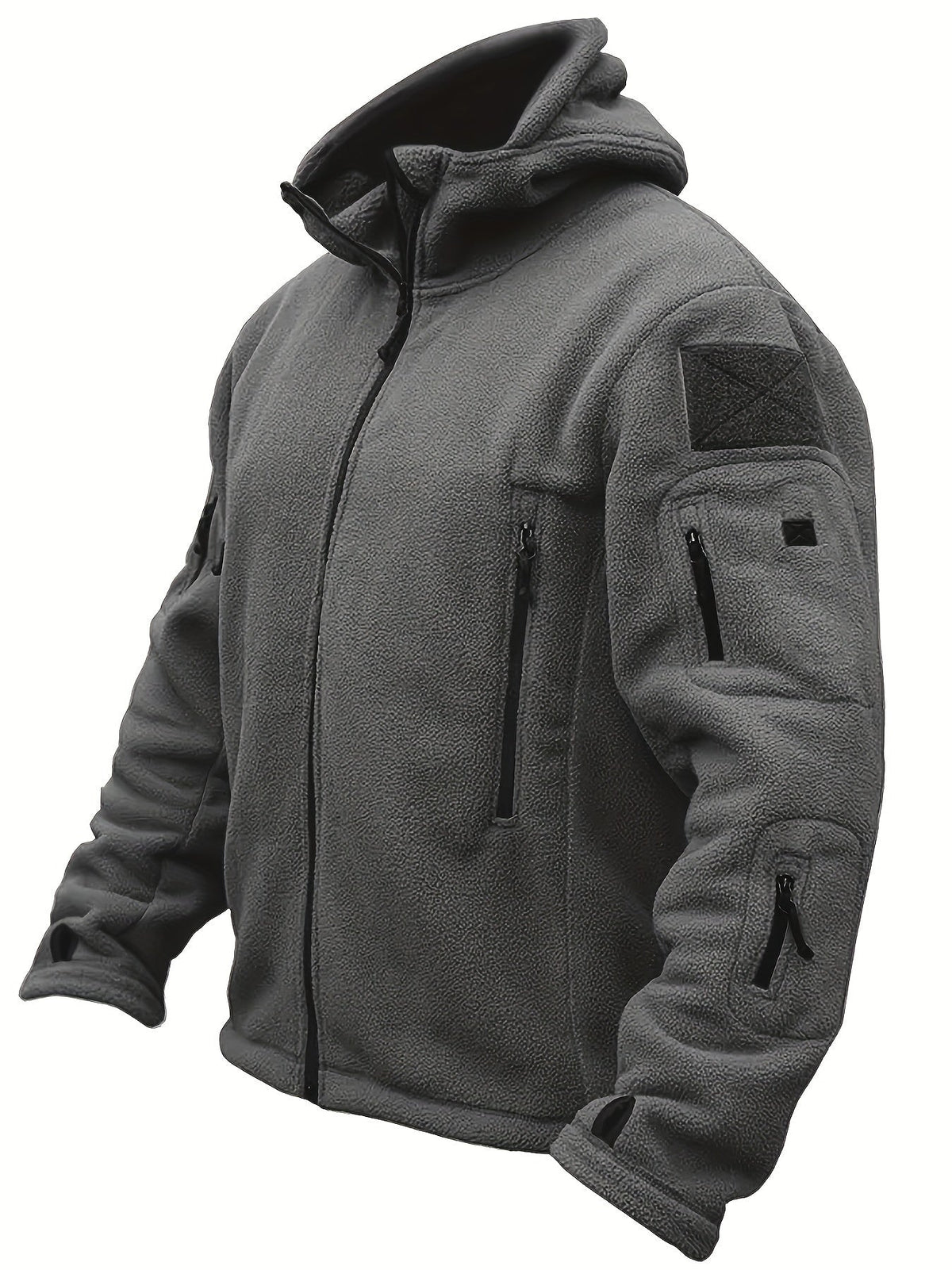 Chaqueta de forro polar cortavientos para hombre