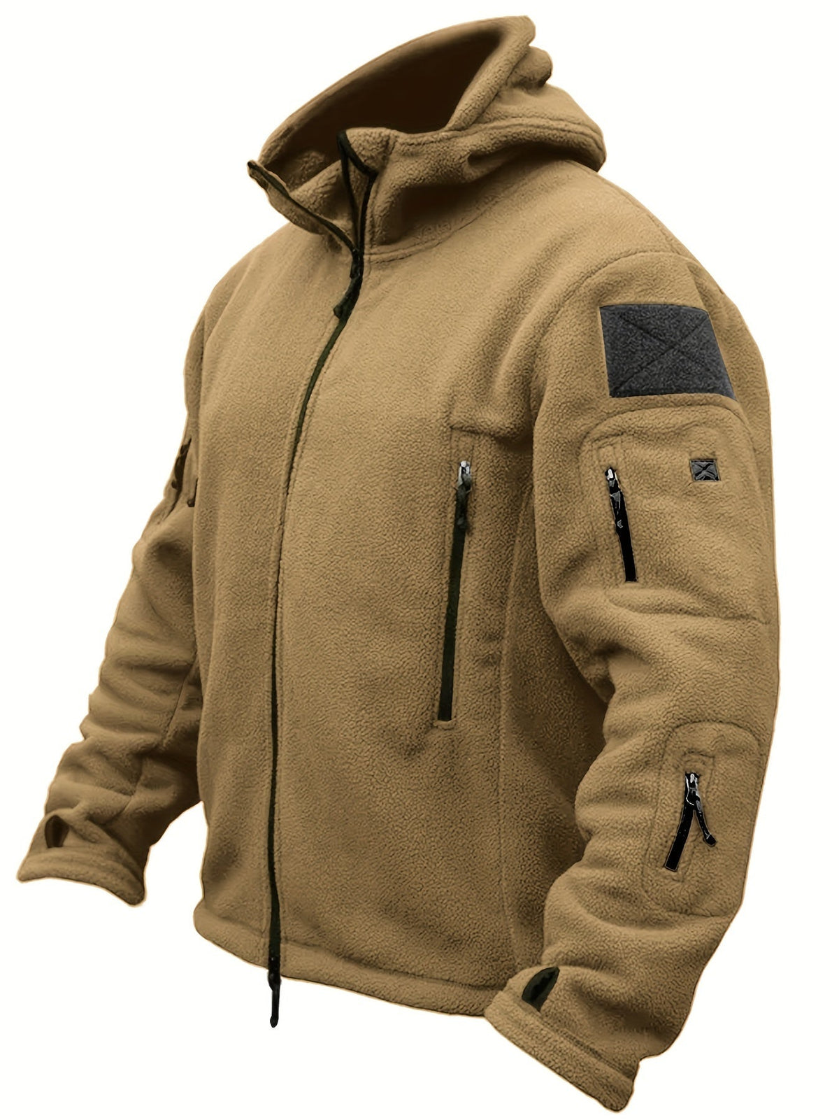 Chaqueta de forro polar cortavientos para hombre