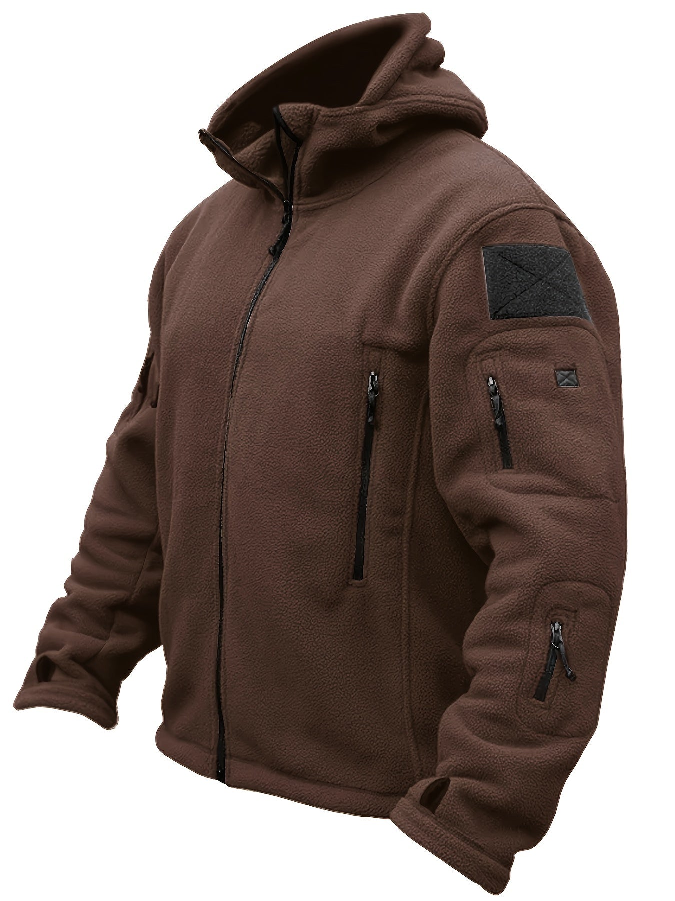 Chaqueta de forro polar cortavientos para hombre