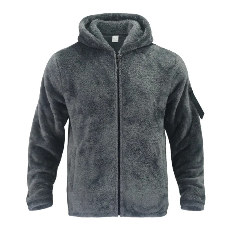 Chaqueta de forro polar reversible para hombre