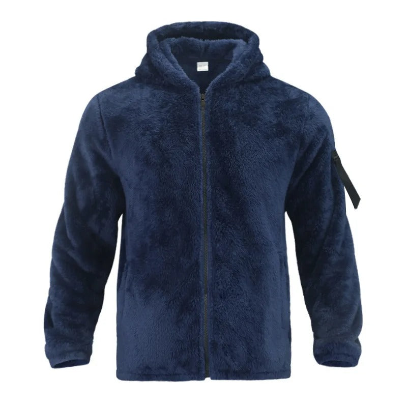Chaqueta de forro polar reversible para hombre