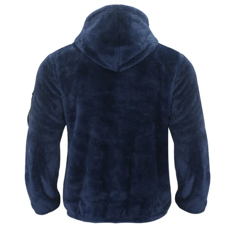 Chaqueta de forro polar reversible para hombre
