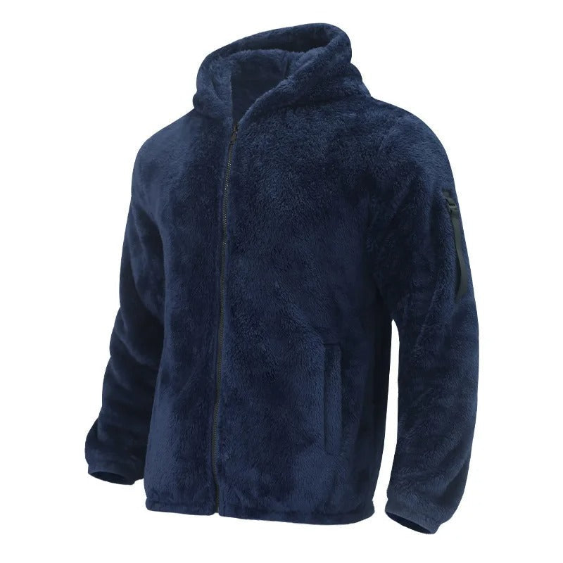 Chaqueta de forro polar reversible para hombre