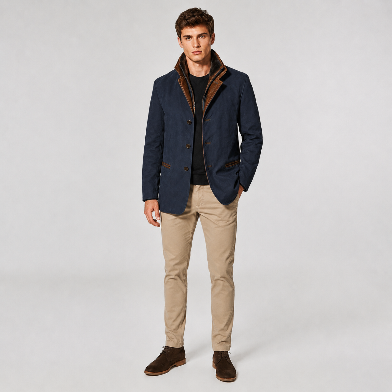 Chaqueta de hombre de estilo atemporal